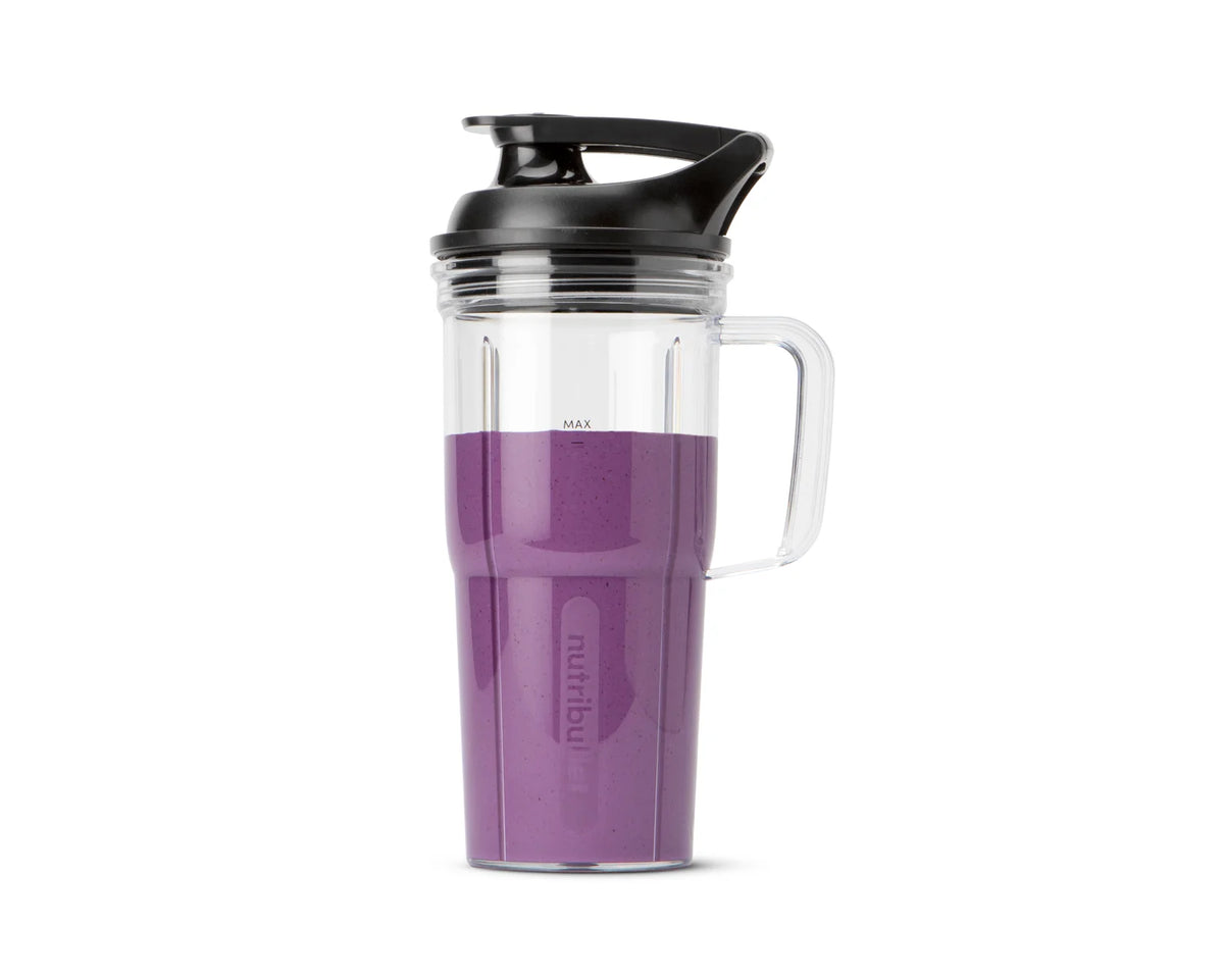 nutribullet Tritan Renew 24 oz Handled Travel Cup with To-Go Lid